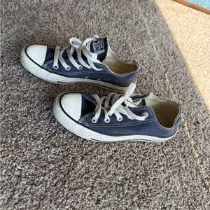 Converse Dark Blue Canvas Sneakers